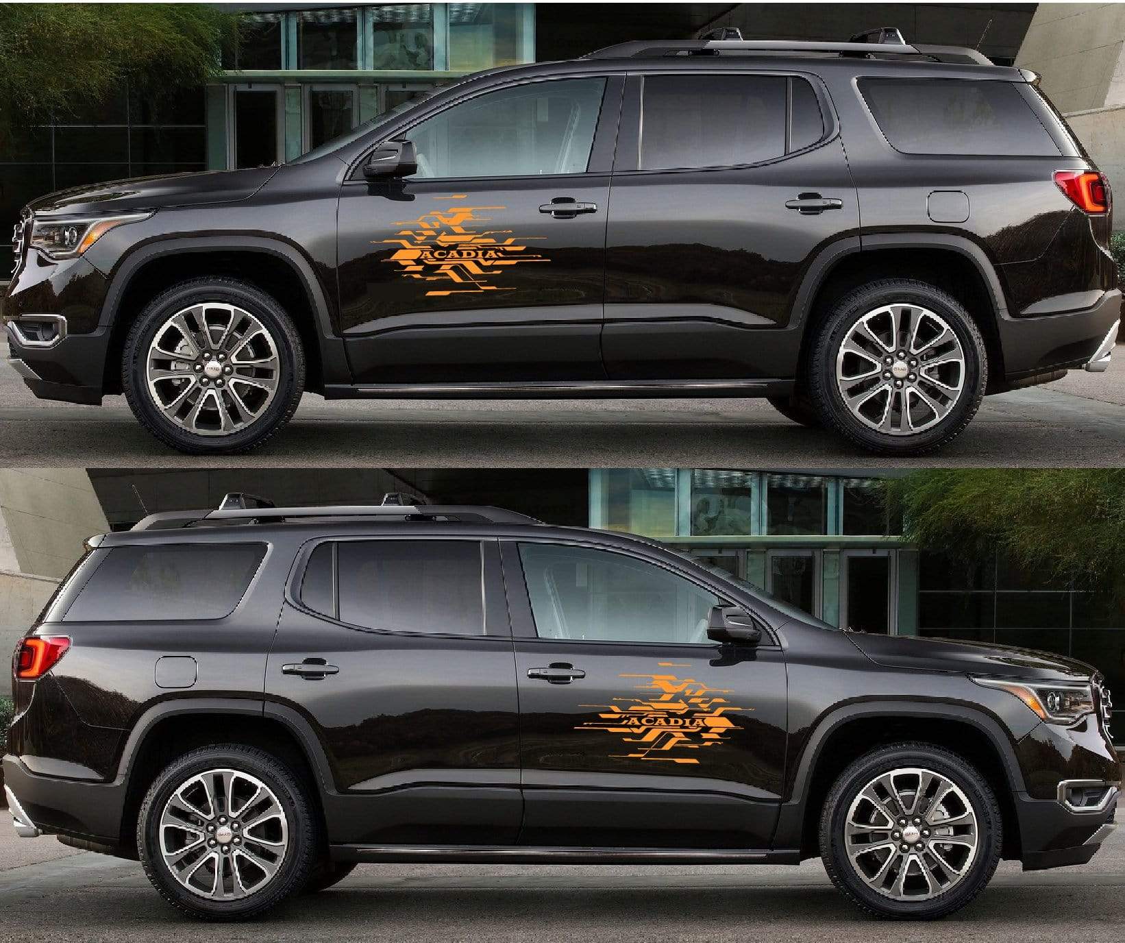 Pair Decal Sticker Vinyl Racing Stripes for GMC Acadia - Brothers-Graphics