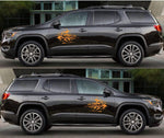 Pair Decal Sticker Vinyl Racing Stripes for GMC Acadia - Brothers-Graphics