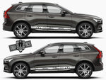 Pair of Sport Side Stripes Decal Sticker Vinyl For Volvo XC60. - Brothers-Graphics