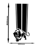 PANTHER Design vinyl | UNIVERSAL HOOD stickers | graphics hood stickers