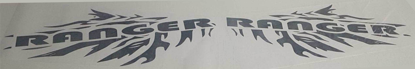 Racing Decal Sticker Side Door Stripe Stickers For Ford Ranger 2023