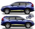 Racing Decal Sticker Side Door Stripe Stickers For Honda CR-V. - Brothers-Graphics
