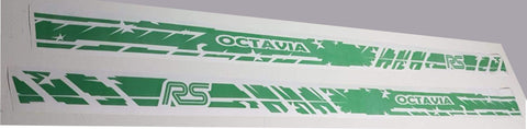 Racing Decal Sticker Side Door Stripes For Skoda Octavia - Brothers-Graphics