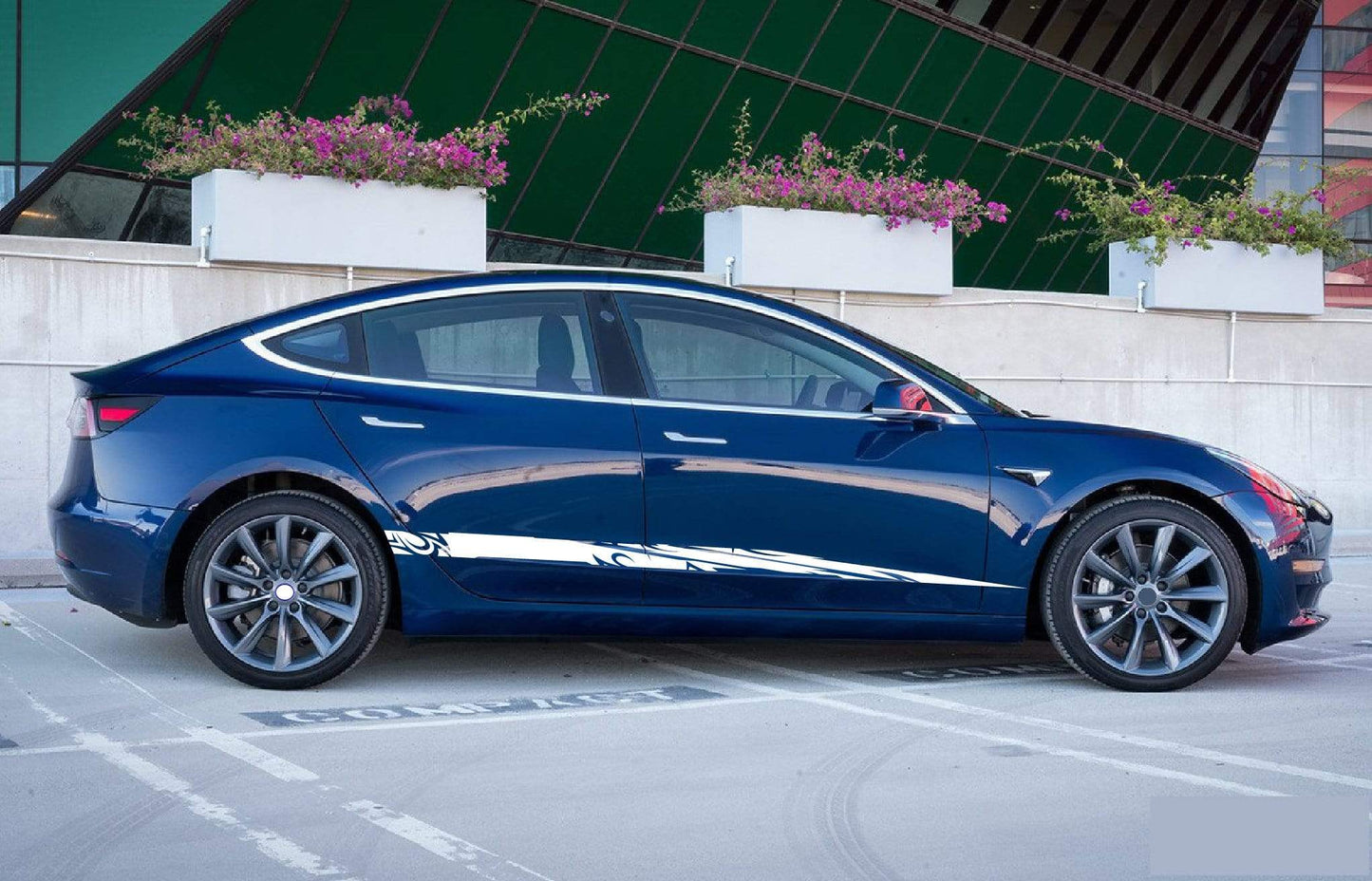 Autocollants de course pour Tesla Model 3 | Autocollants Model X | Autocollants Model Y Autocollants Tesla Model S