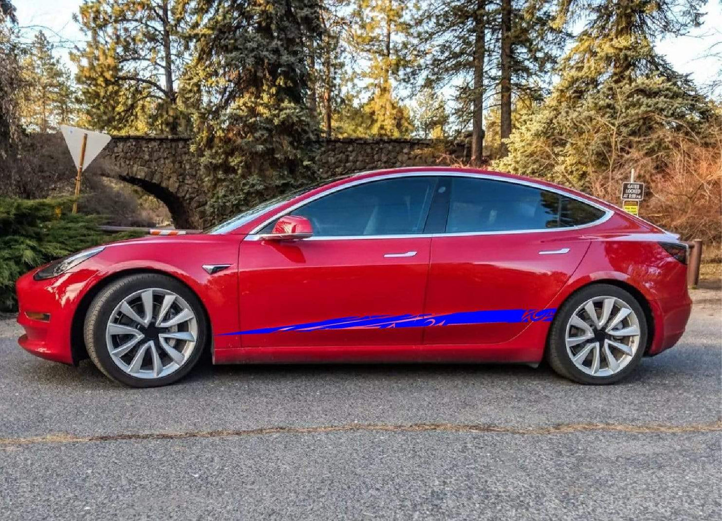 Autocollants de course pour Tesla Model 3 | Autocollants Model X | Autocollants Model Y Autocollants Tesla Model S