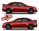 Racing Graphics Sticker Car Vinyl Stripes For Mitsubishi Lancer Evolution - Brothers-Graphics
