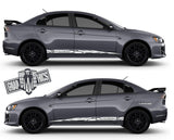 Racing Graphics Sticker Car Vinyl Stripes For Mitsubishi Lancer Evolution - Brothers-Graphics