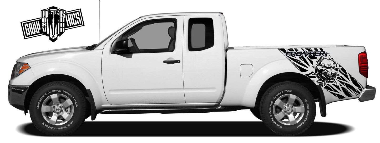 Racing Graphics Sticker Car Vinyl Stripes For Nissan Frontier 2005-2020 - Brothers-Graphics