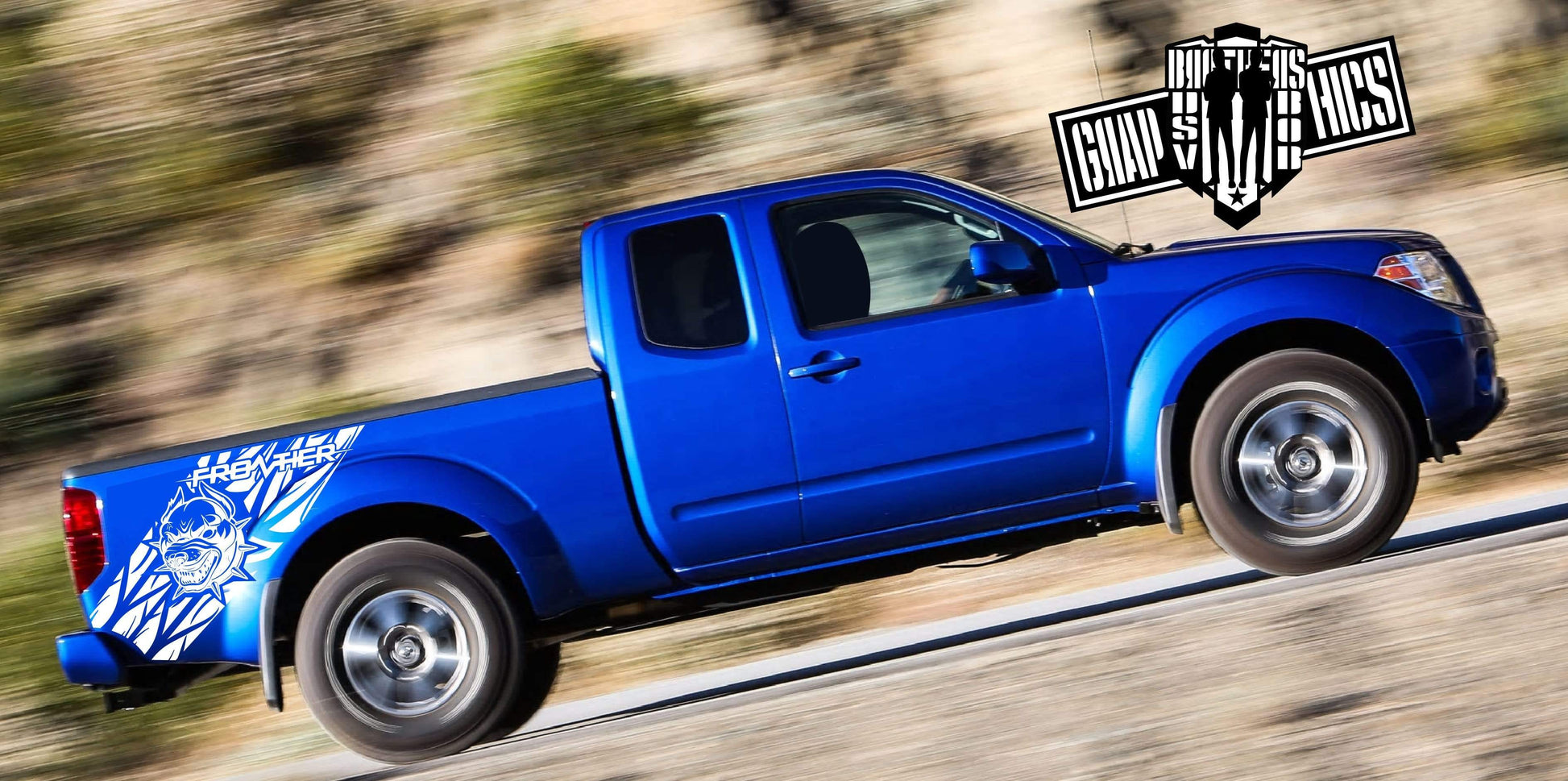 Racing Graphics Sticker Car Vinyl Stripes For Nissan Frontier 2005-2020 - Brothers-Graphics