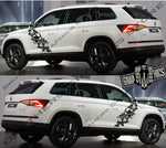 Racing Graphics Sticker Car Vinyl Stripes For Skoda Kodiaq - Brothers-Graphics