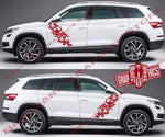 Racing Graphics Sticker Car Vinyl Stripes For Skoda Kodiaq - Brothers-Graphics
