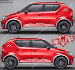 Racing Graphics Sticker Car Vinyl Stripes For Suzuki Ignis - Brothers-Graphics