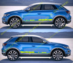 Racing Graphics Sticker Car Vinyl Stripes For VW T-ROC - Brothers-Graphics