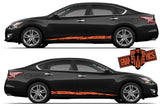 Racing Line Sticker Car Side Stripe Decal For Nissan Altima - Brothers-Graphics