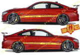 Racing Line Sticker Car Side Vinyl Stripe For BMW M4 - Brothers-Graphics