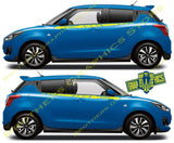 Racing Line Sticker Car Side Vinyl Stripe For Suzuki SWIFT - Brothers-Graphics