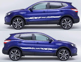 Racing Sports Decals Vinyl Graphics For Nissan Qashqai