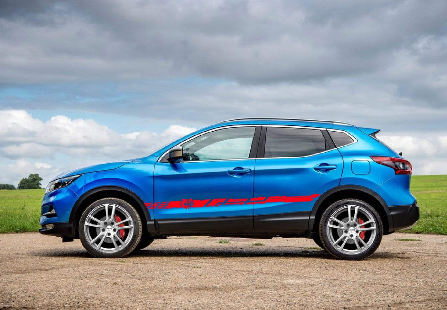 Autocollants de sport de course en vinyle pour Nissan Qashqai