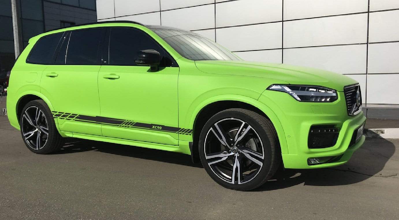 Autocollants en vinyle à rayures pour Volvo XC90, nouveau design unique 