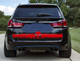 Racing Stripes decals BMW X5 tailgate decals - Brothers-Graphics