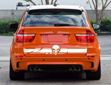 Racing Stripes decals BMW X5 tailgate decals - Brothers-Graphics