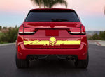 Racing Stripes decals BMW X5 tailgate decals - Brothers-Graphics