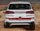 Racing Stripes decals BMW X5 tailgate decals - Brothers-Graphics