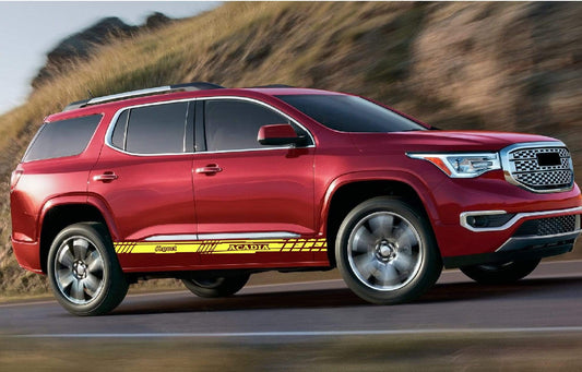 Racing Stripes Graphic Decal Car Vinyl Stripes For GMC Acadia - Brothers-Graphics