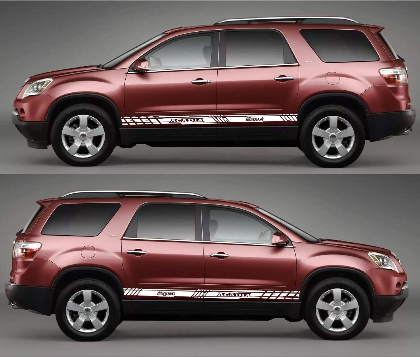 Racing Stripes Graphic Decal Car Vinyl Stripes For GMC Acadia - Brothers-Graphics