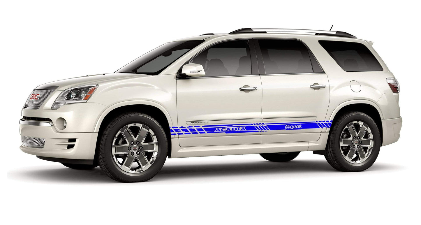 Racing Stripes Graphic Decal Car Vinyl Stripes For GMC Acadia - Brothers-Graphics