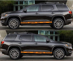 Racing Stripes Graphic Decal Car Vinyl Stripes For GMC Acadia - Brothers-Graphics