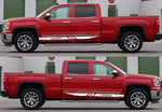 Racing Stripes Graphic Decal Car Vinyl Stripes For GMC Sierra - Brothers-Graphics