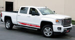 Racing Stripes Graphic Decal Car Vinyl Stripes For GMC Sierra - Brothers-Graphics