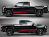 Racing Stripes Graphic Decal Car Vinyl Stripes For GMC Sierra - Brothers-Graphics