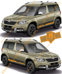 Racing Stripes graphic decals stickers for Skoda Yeti - Brothers-Graphics