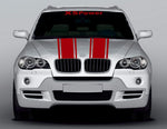 Racing Stripes Graphics decal for BMW X5 hood decal - Brothers-Graphics