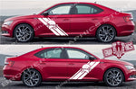 Racing Stripes Sticker Car Vinyl Decal For Skoda Superb - Brothers-Graphics