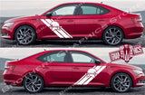 Racing Stripes Sticker Car Vinyl Decal For Skoda Superb - Brothers-Graphics