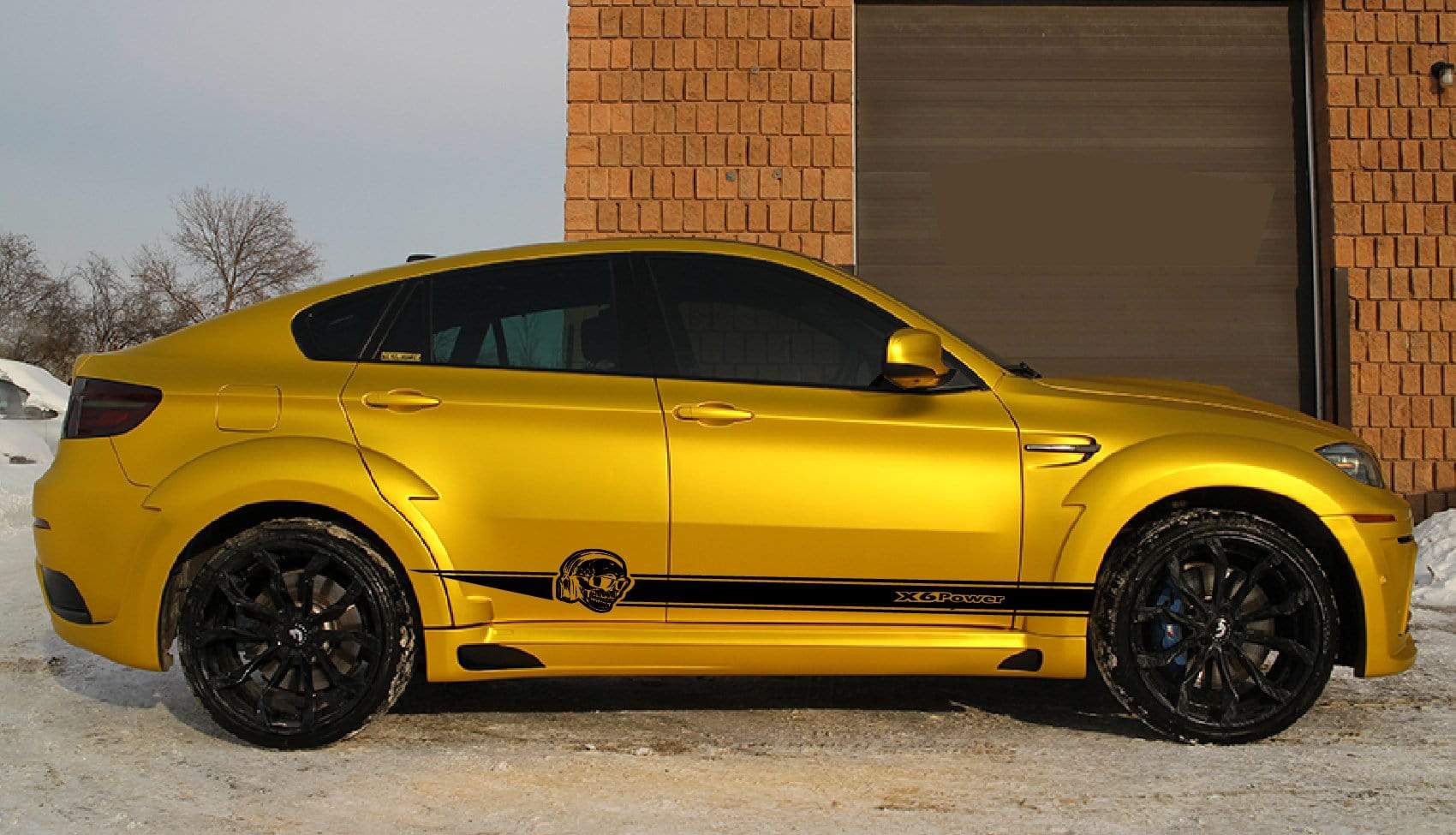 Racing Stripes Stickers Vinyl decals for BMW X6 - Brothers-Graphics