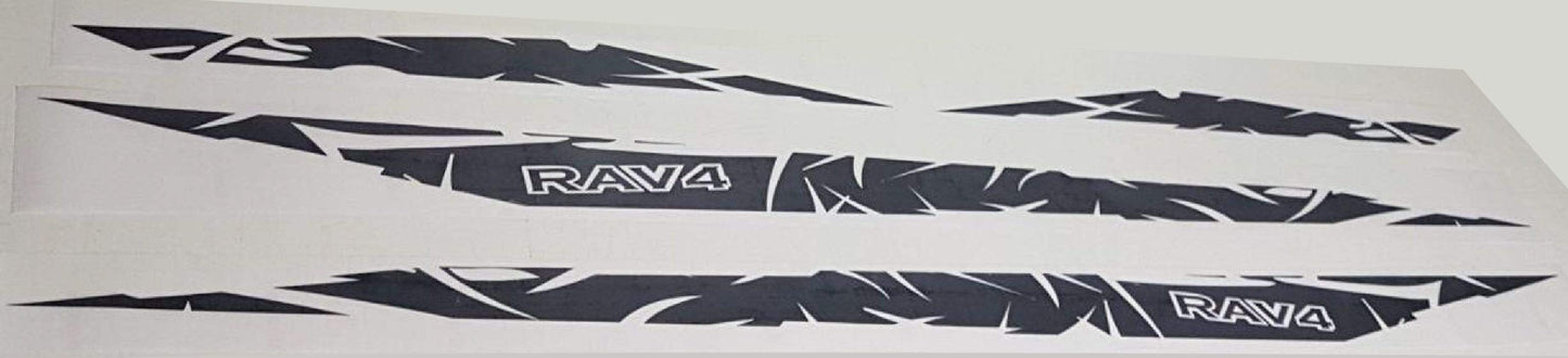 Racing Stripes Vinyl Decal For Toyota Rav4 decals - Brothers-Graphics