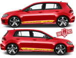 Rally Decals Racing Stickers For VW Golf