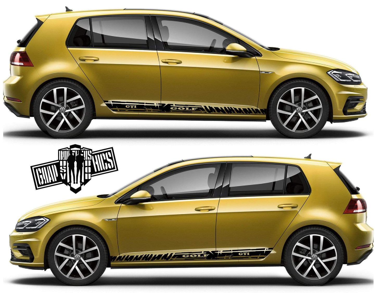 Rally Decals Racing Stickers For VW Golf
