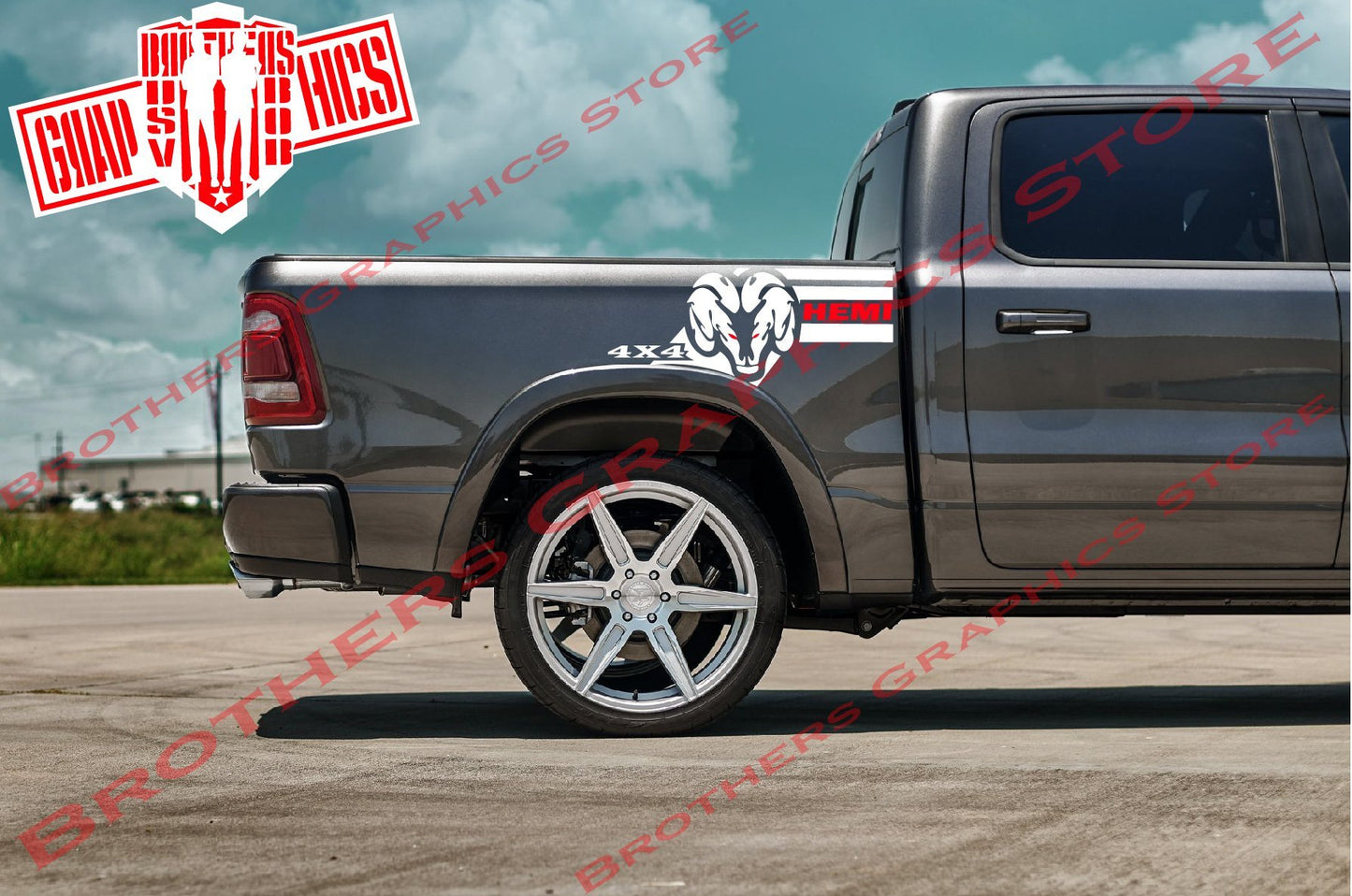 Autocollants Ram 1500 | Autocollants Dodge Ram pour camions | Autocollants Dodge pour Dodge Ram