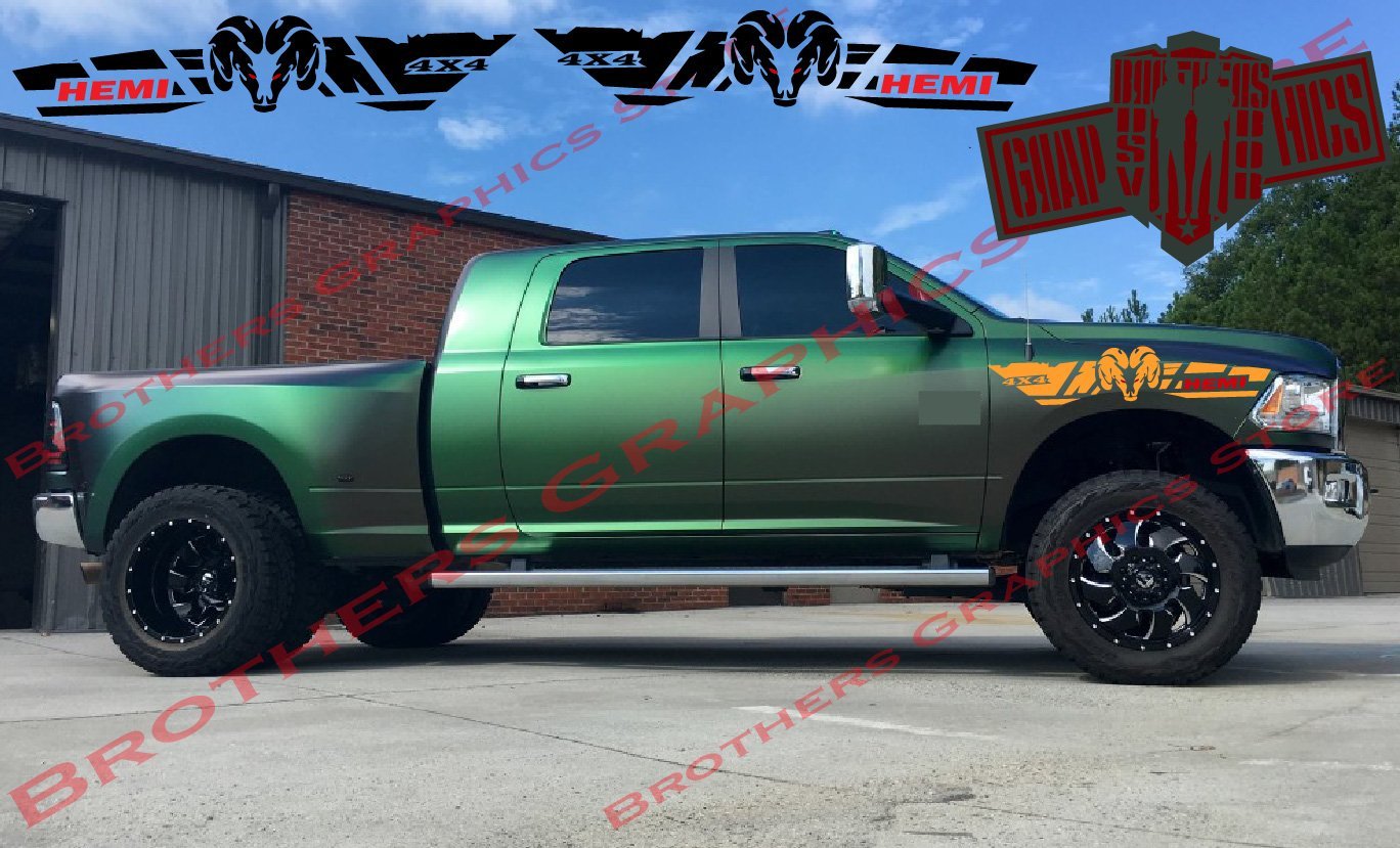 Autocollants Dodge Hemi | Autocollants Dodge Ram 2500 | Autocollants Dodge pour Dodge Ram