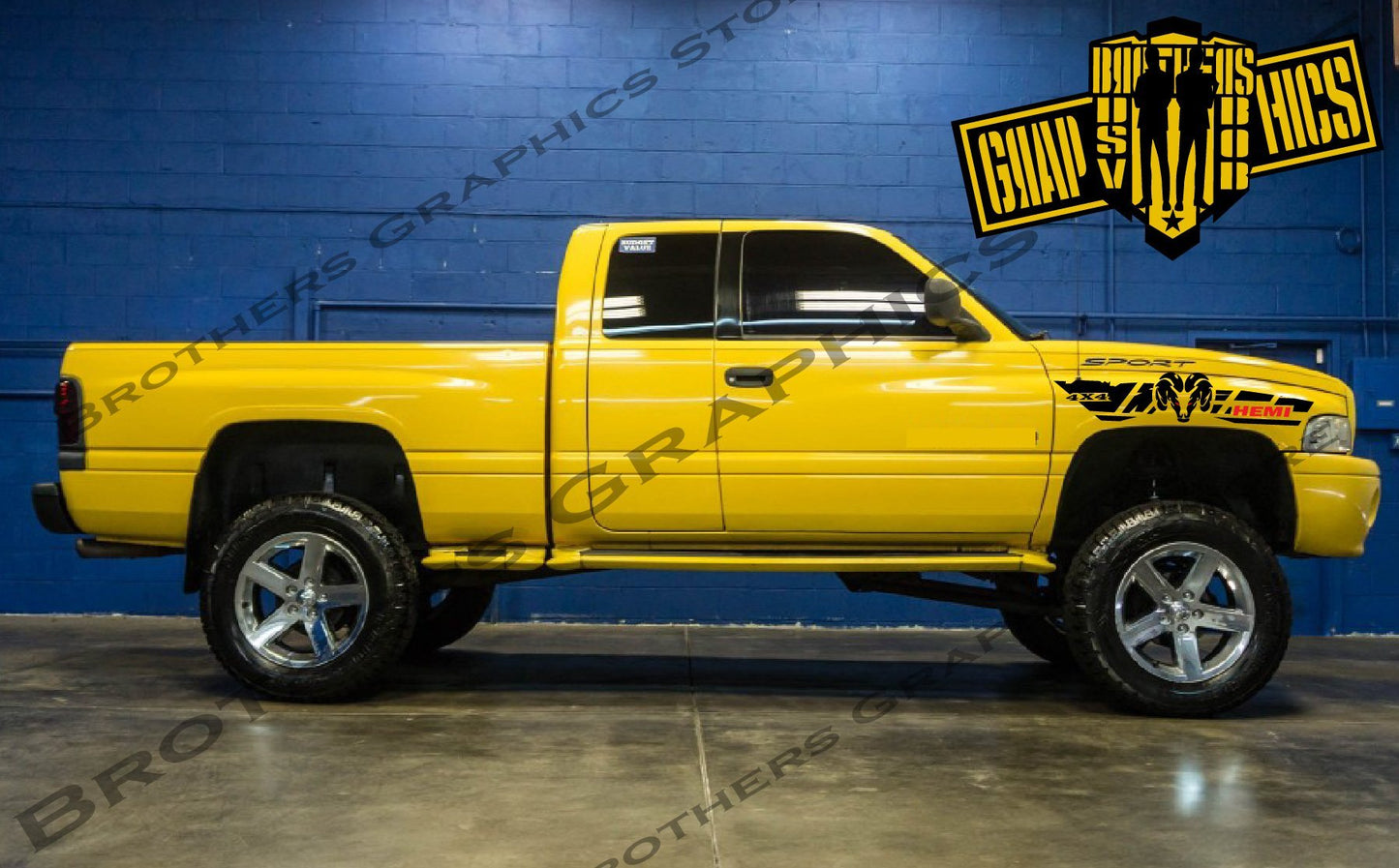 Autocollants Dodge Hemi | Autocollants Dodge Ram 2500 | Autocollants Dodge pour Dodge Ram