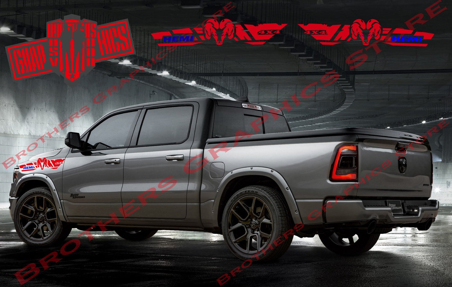 Autocollants Dodge Hemi | Autocollants Dodge Ram 2500 | Autocollants Dodge pour Dodge Ram