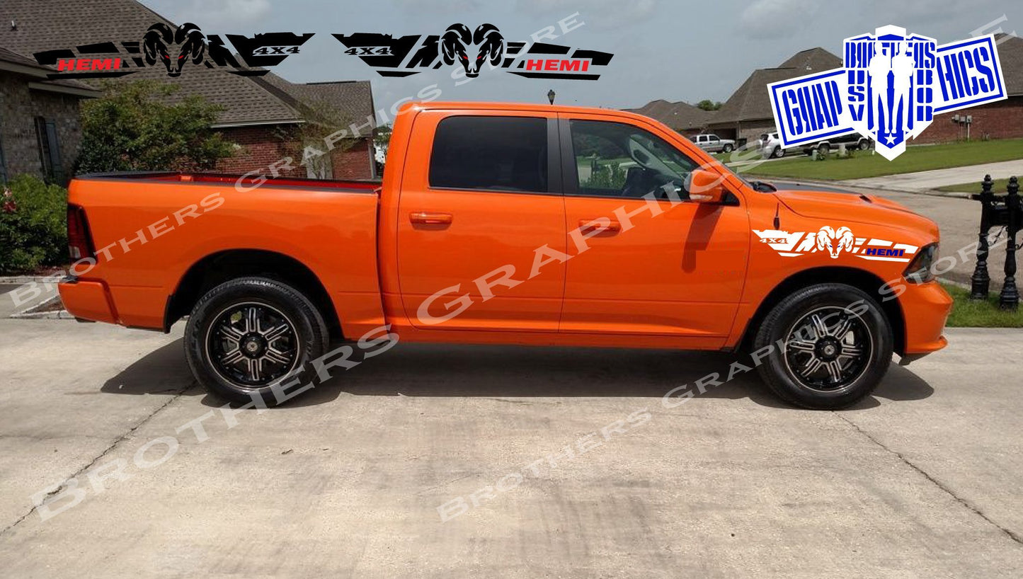Autocollants Dodge Hemi | Autocollants Dodge Ram 2500 | Autocollants Dodge pour Dodge Ram
