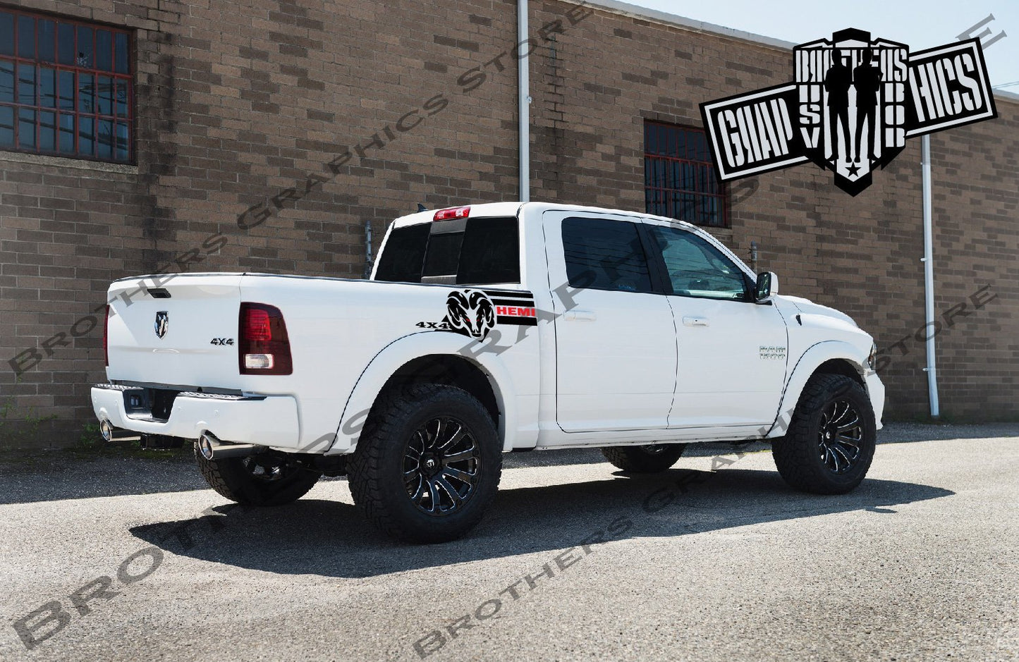 Autocollants Ram 1500 | Autocollants Dodge Ram pour camions | Autocollants Dodge pour Dodge Ram