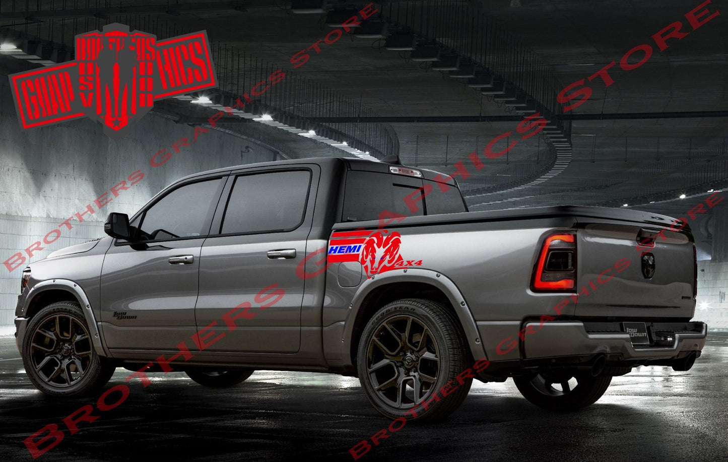 Autocollants Ram 1500 | Autocollants Dodge Ram pour camions | Autocollants Dodge pour Dodge Ram