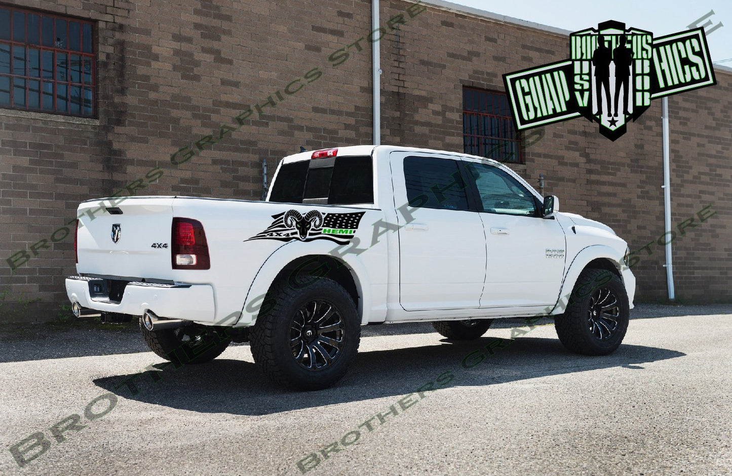 Autocollants pour camion Ram | Bandes Dodge Ram 1500 | Autocollants Dodge pour Dodge Ram